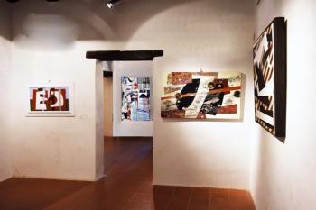 Angelo Rinaldi,  Ritmo Astratto,Casa Museo Gaia da Camino, Portobuffole, allestiento,2017